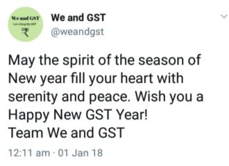 Happy New GST Year ?