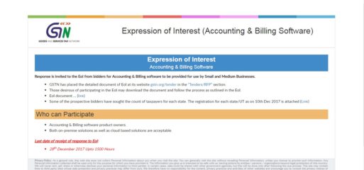 GSTN'S Plan to provide fee Billing and Accounting Software