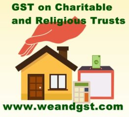 GST on Charitable and Religious Trusts