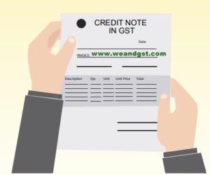 Credit Note in GST