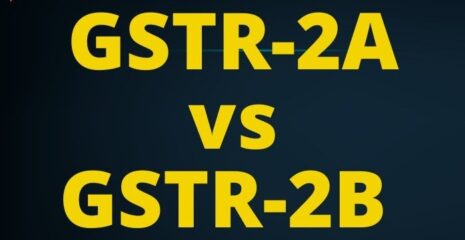 Difference between GSTR-2A & 2B