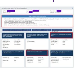 Difference in GSTR-2A and GSTR 9